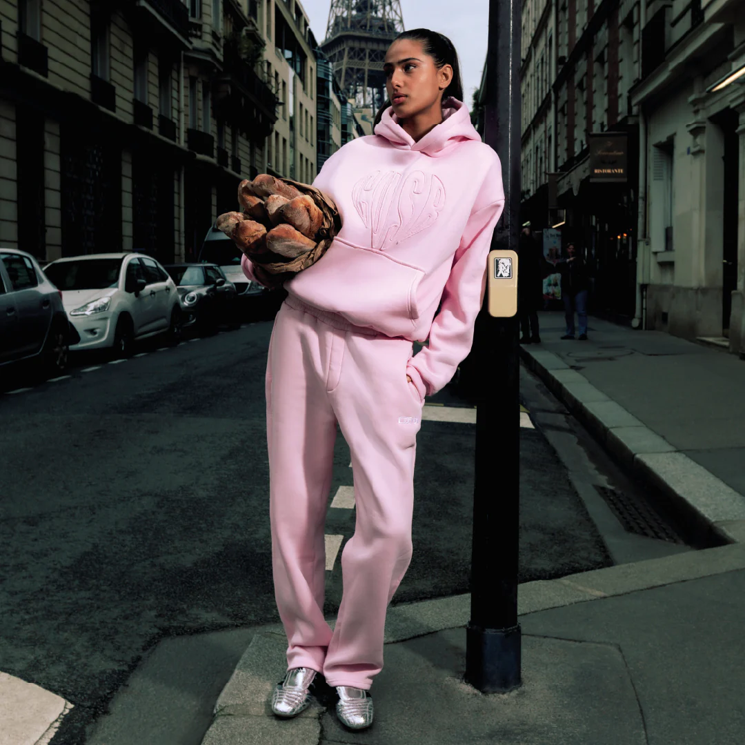 HEART HOODIE PINK - Image 7