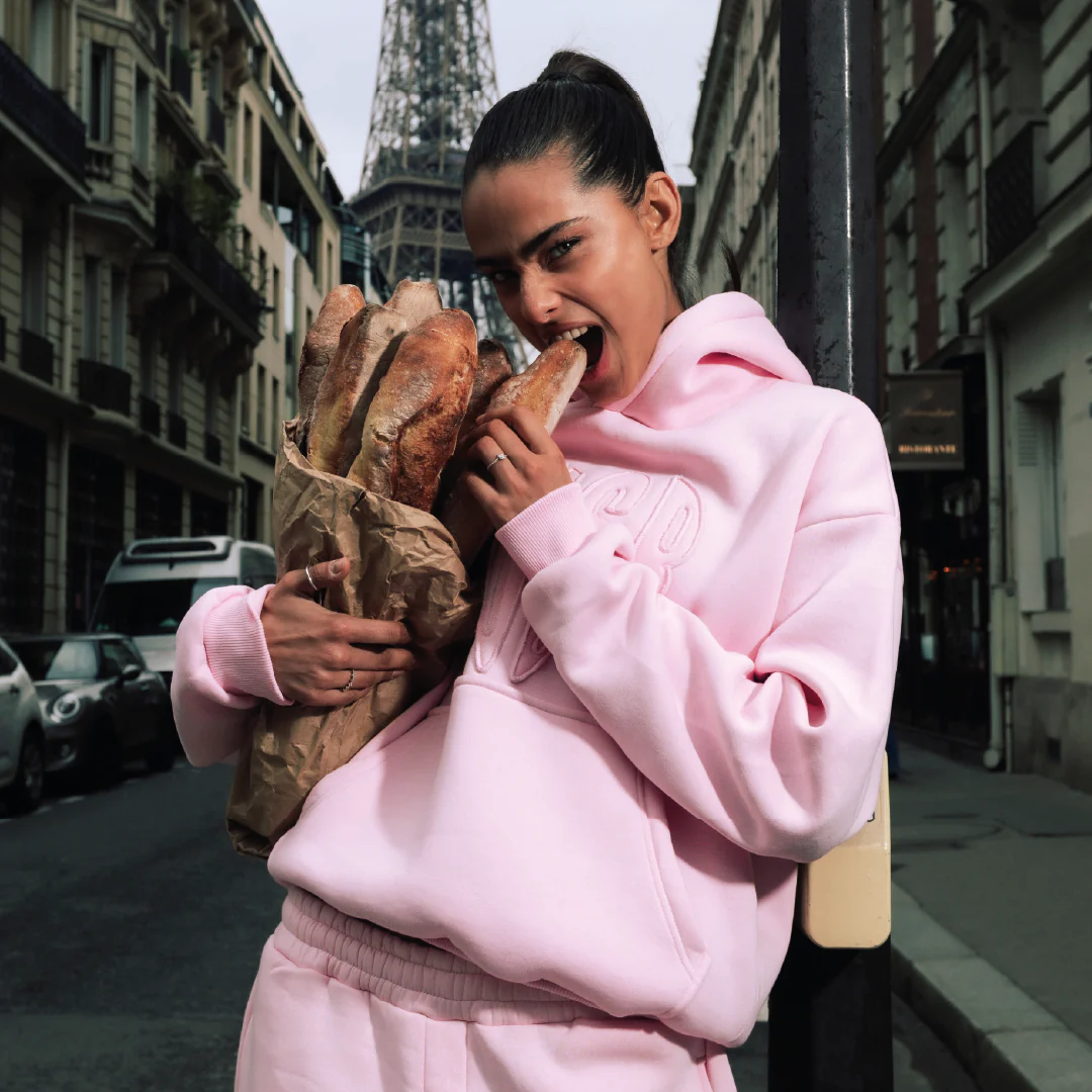 HEART HOODIE PINK - Image 8