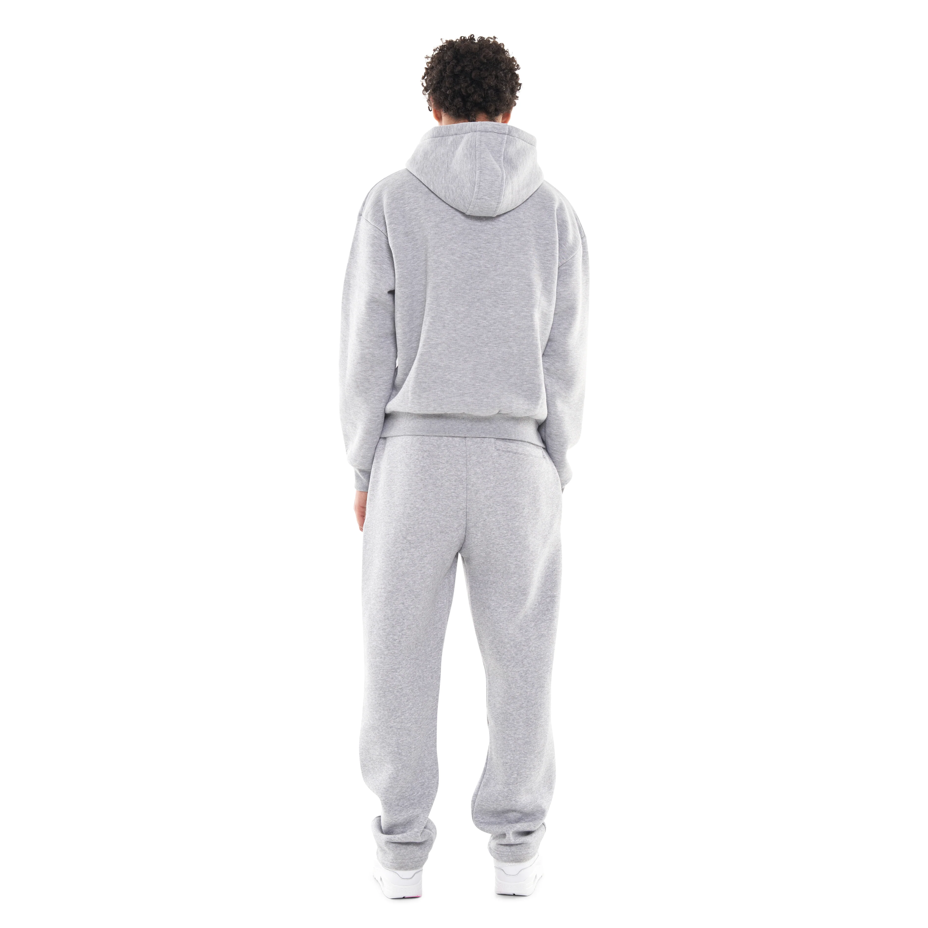 HOODIE GREY MELANGE - Image 3