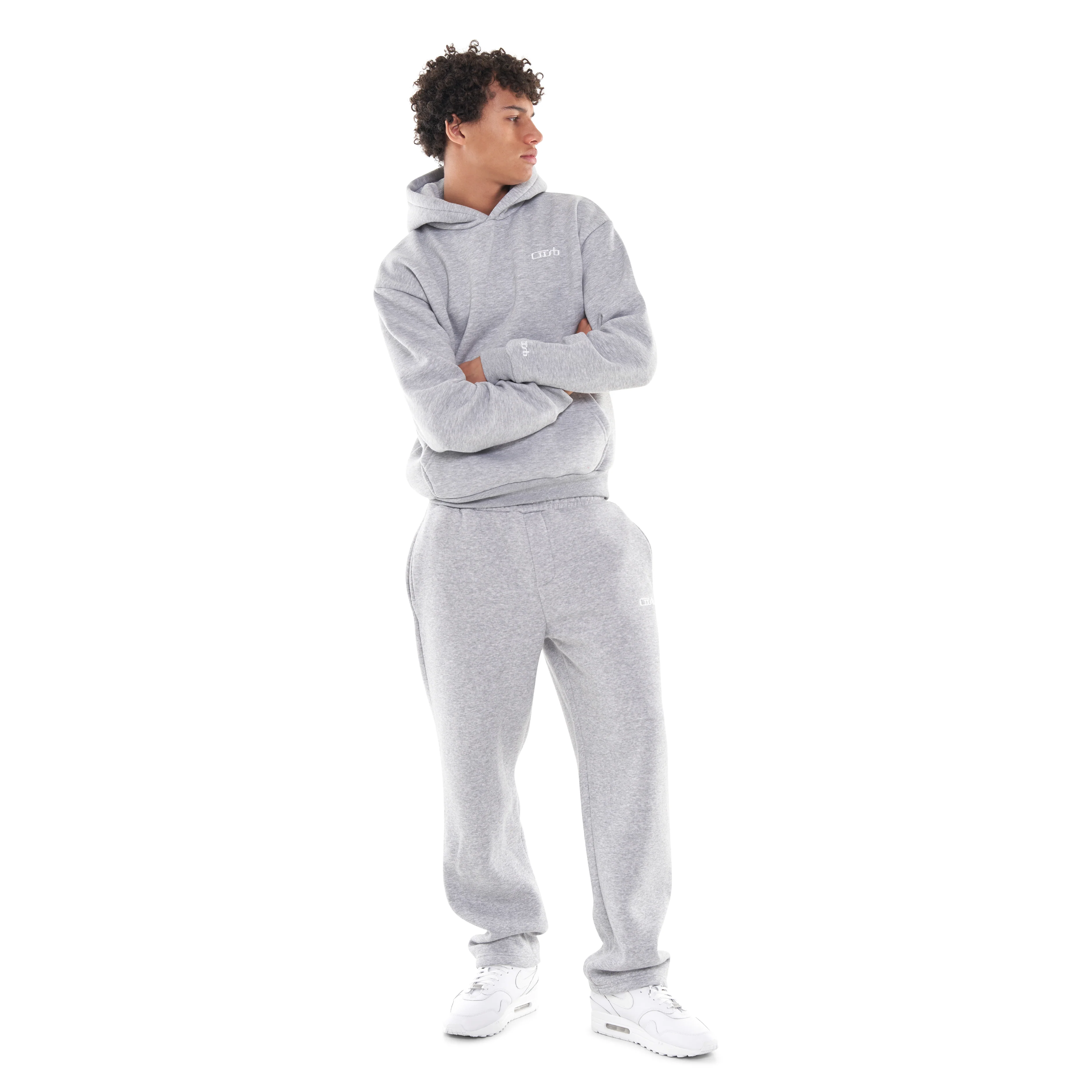 HOODIE GREY MELANGE - Image 4