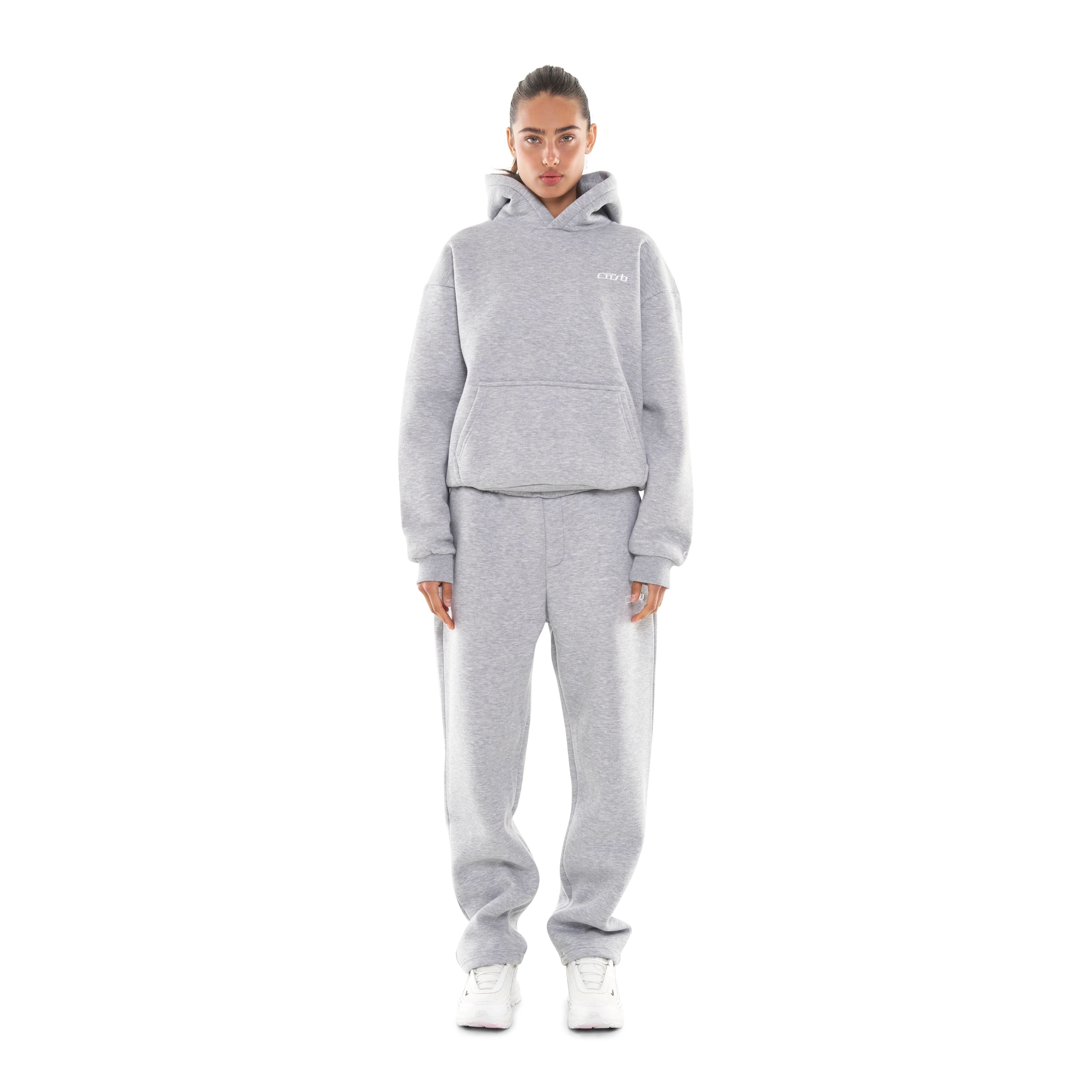 HOODIE GREY MELANGE - Image 5