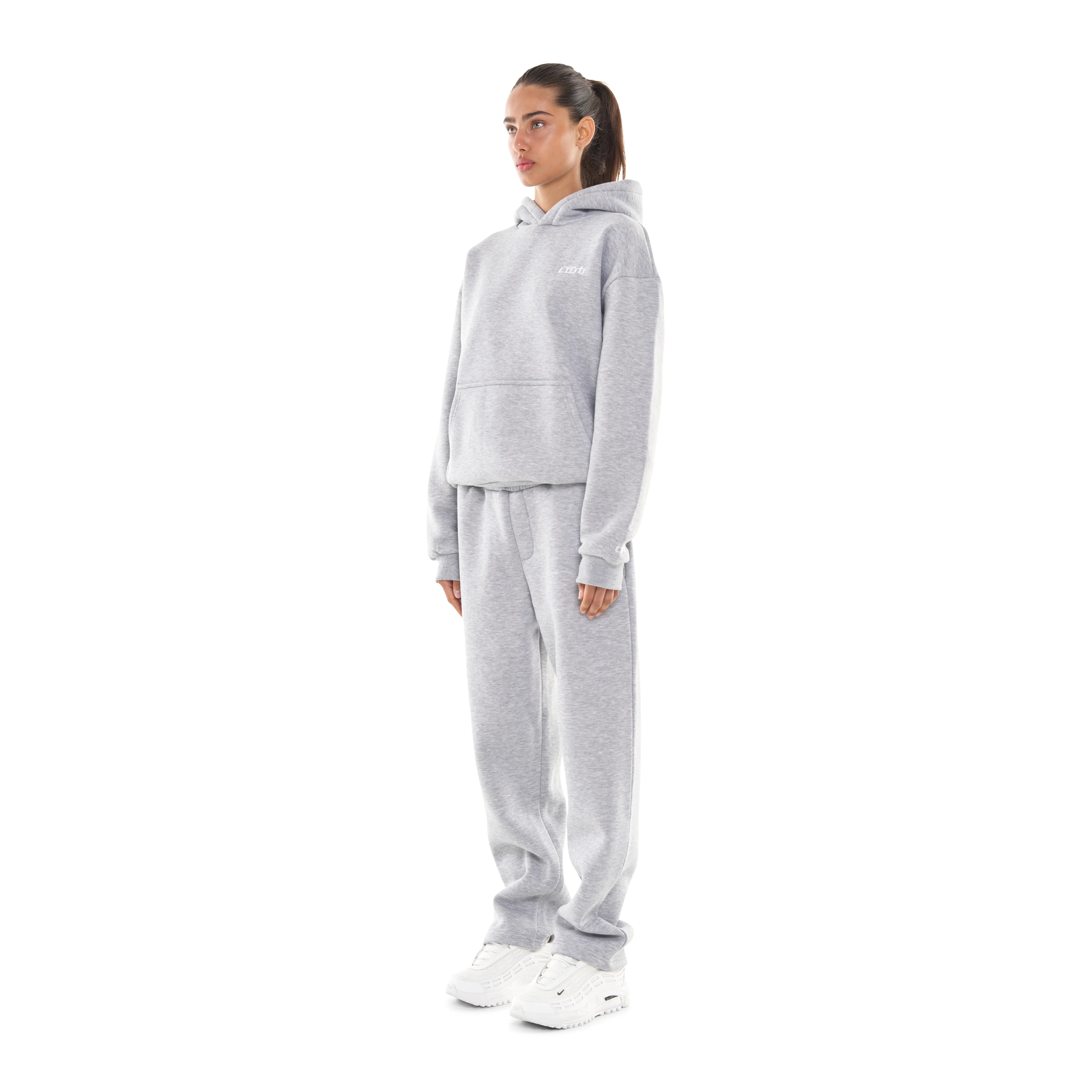 HOODIE GREY MELANGE - Image 6