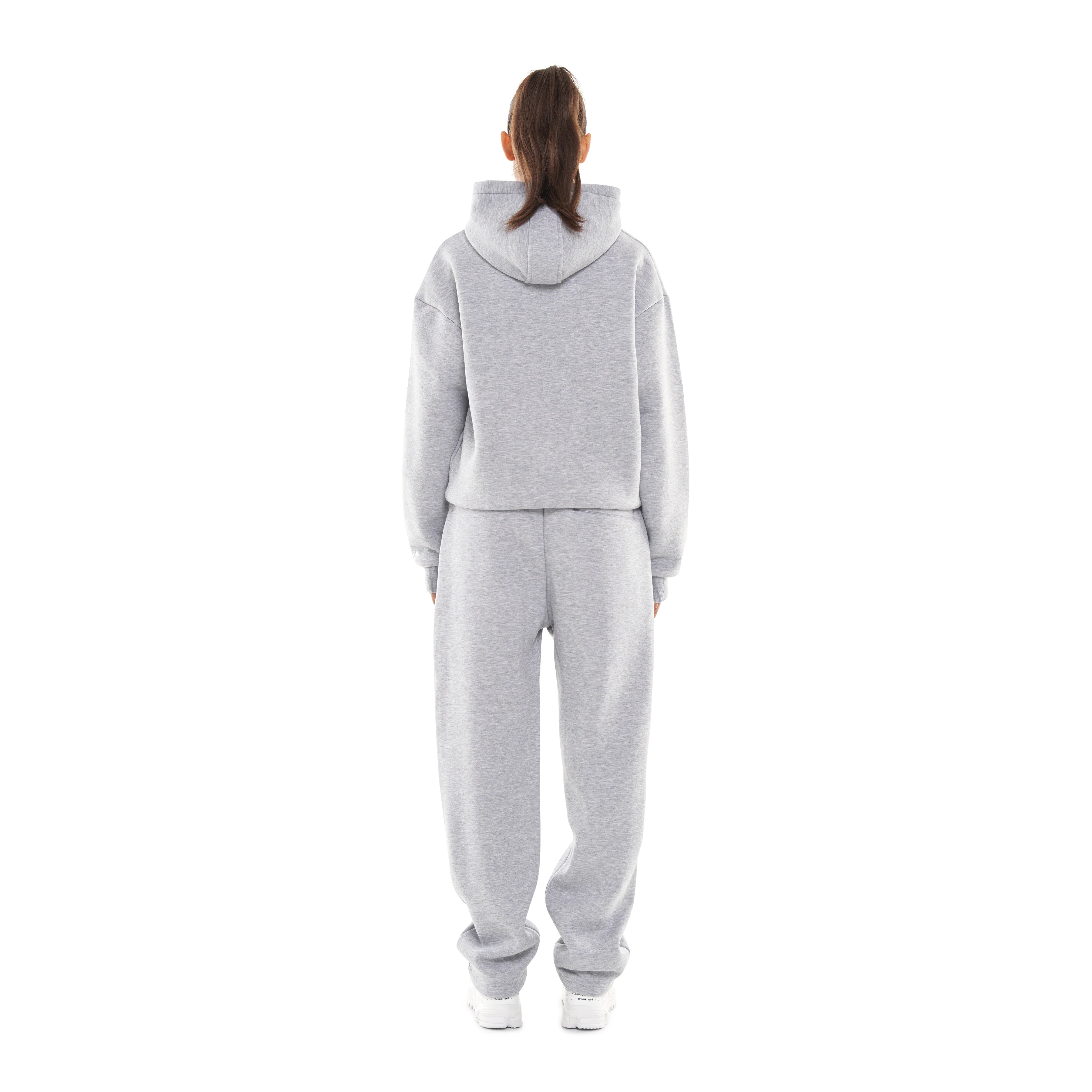 HOODIE GREY MELANGE - Image 7