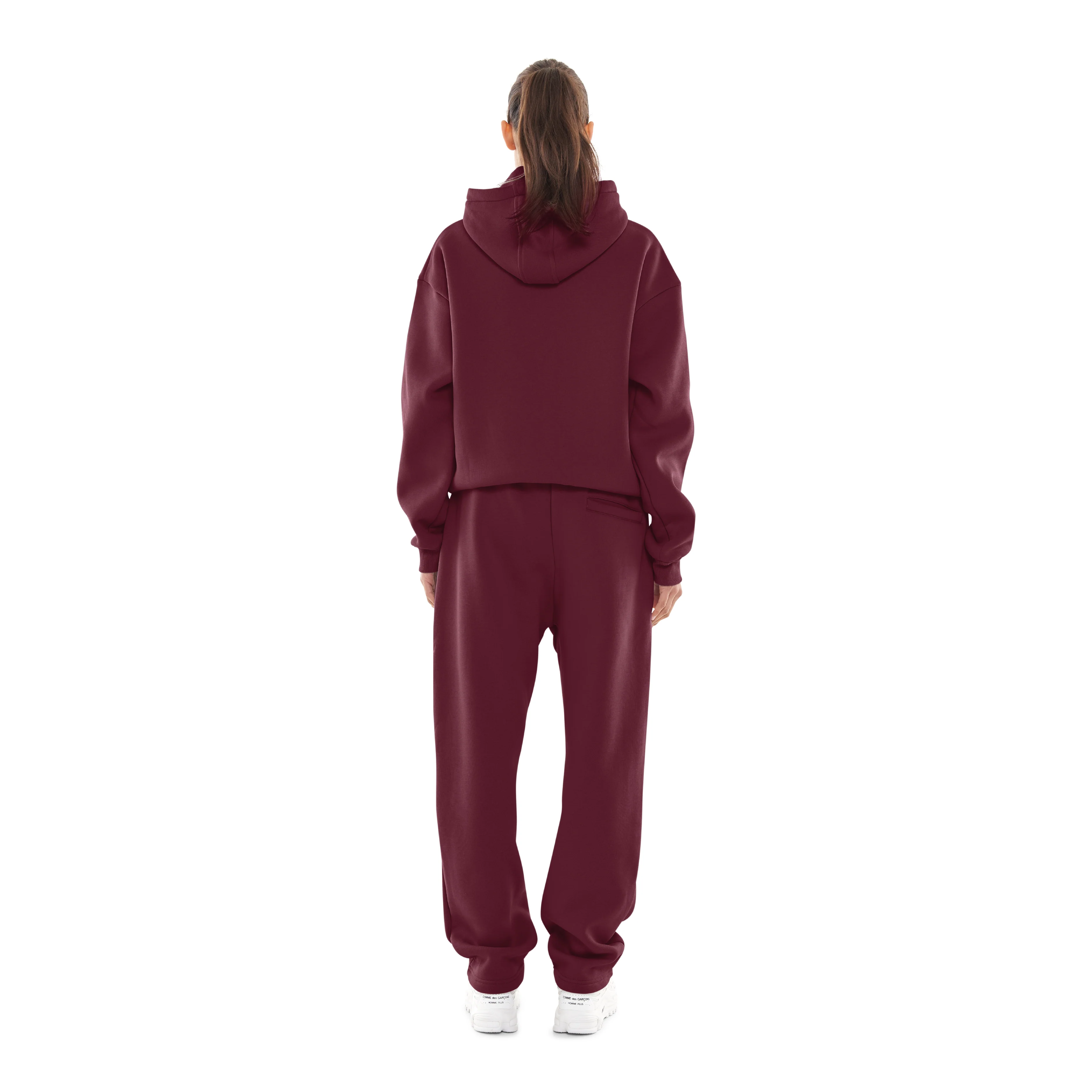 OPEN LEG JOGGER BLACK CHERRY - Image 8