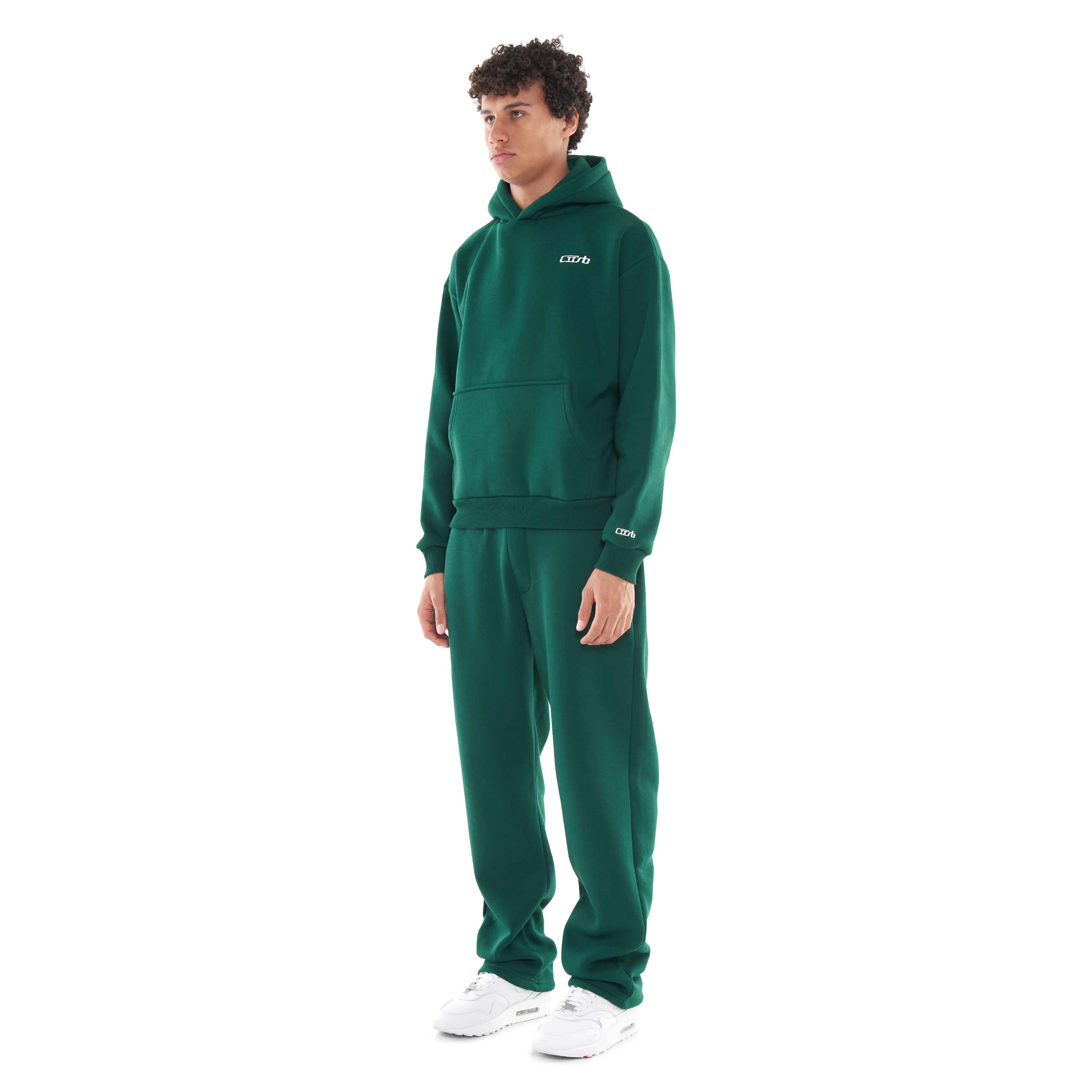 OPEN LEG JOGGER DARK GREEN - Image 3
