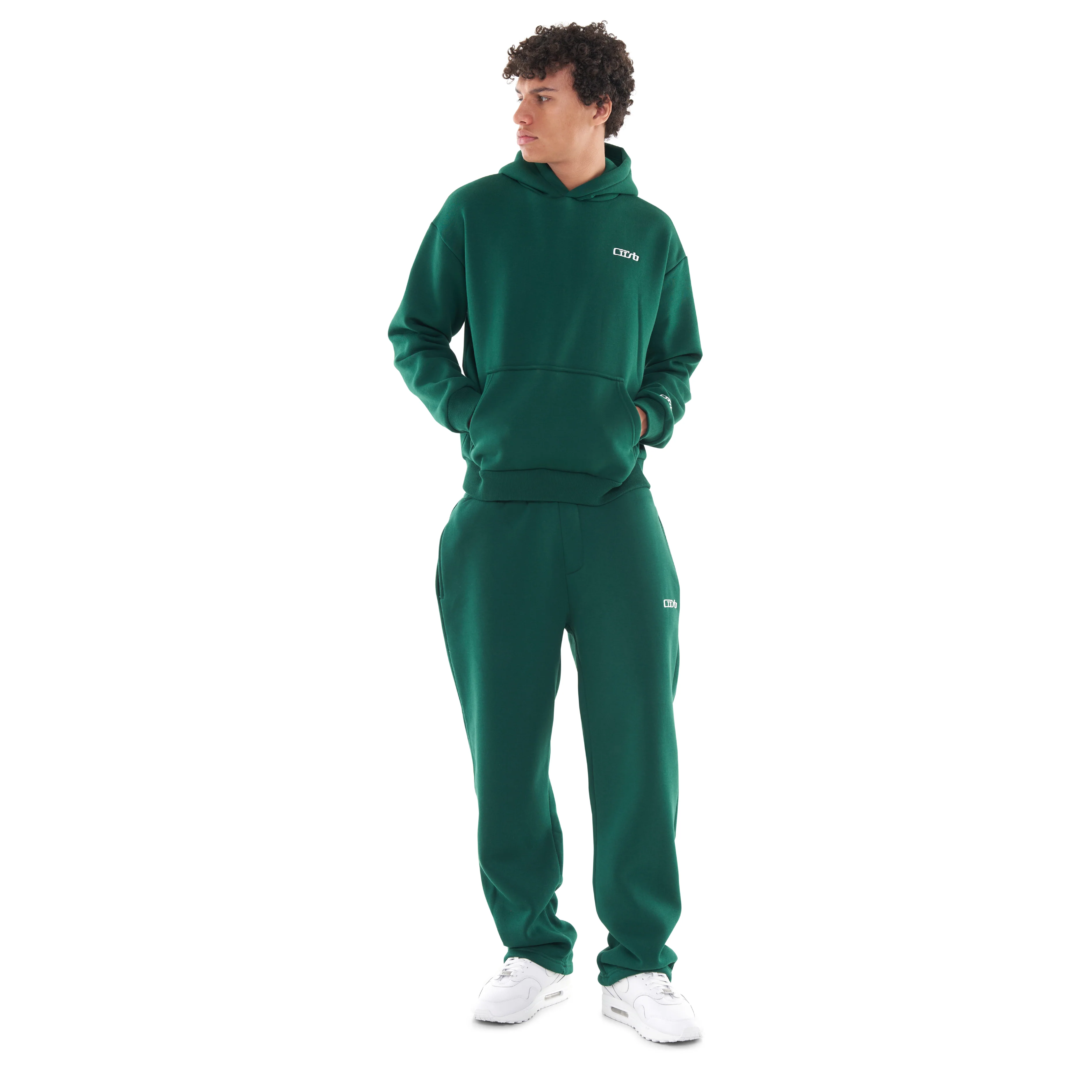 OPEN LEG JOGGER DARK GREEN - Image 5
