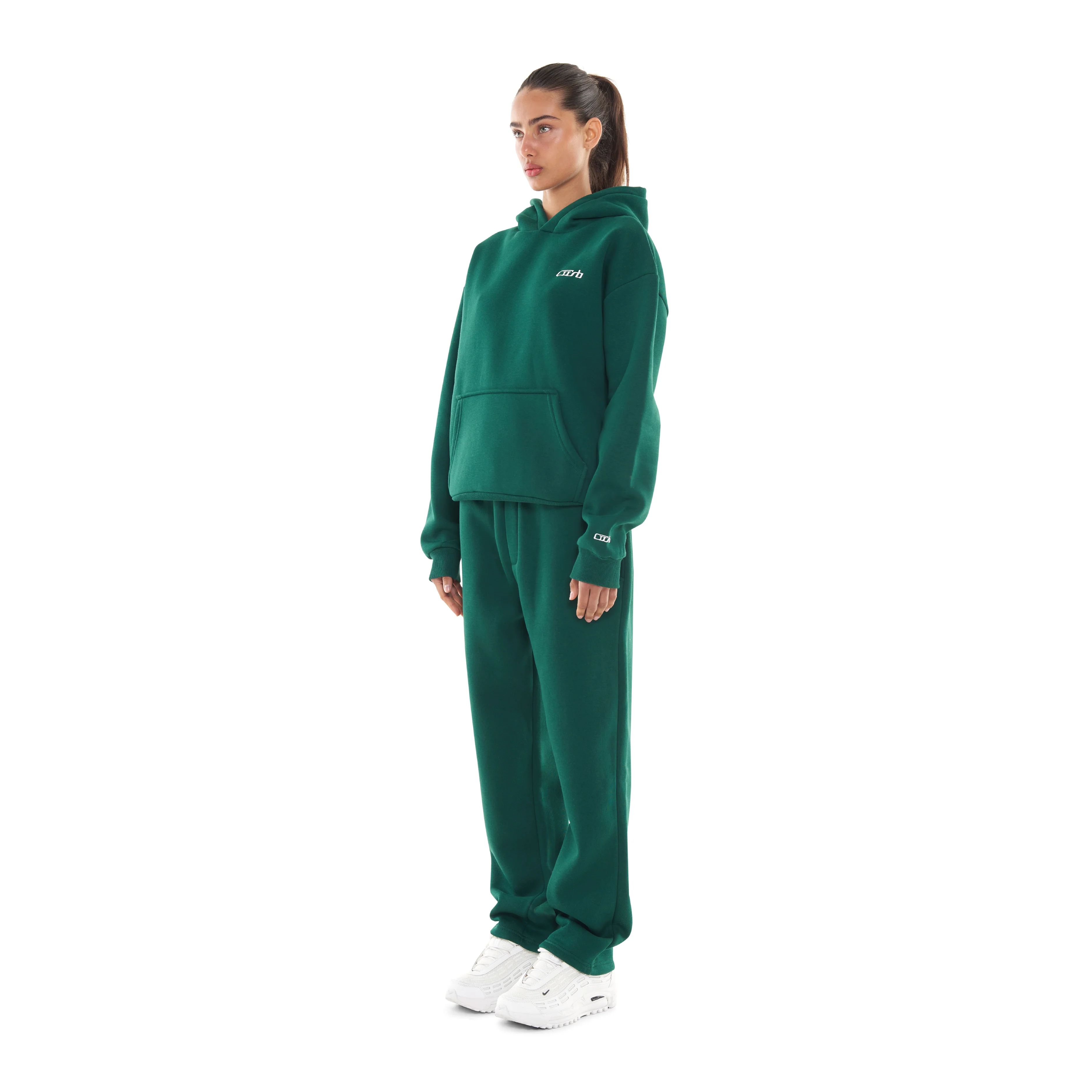 OPEN LEG JOGGER DARK GREEN - Image 7