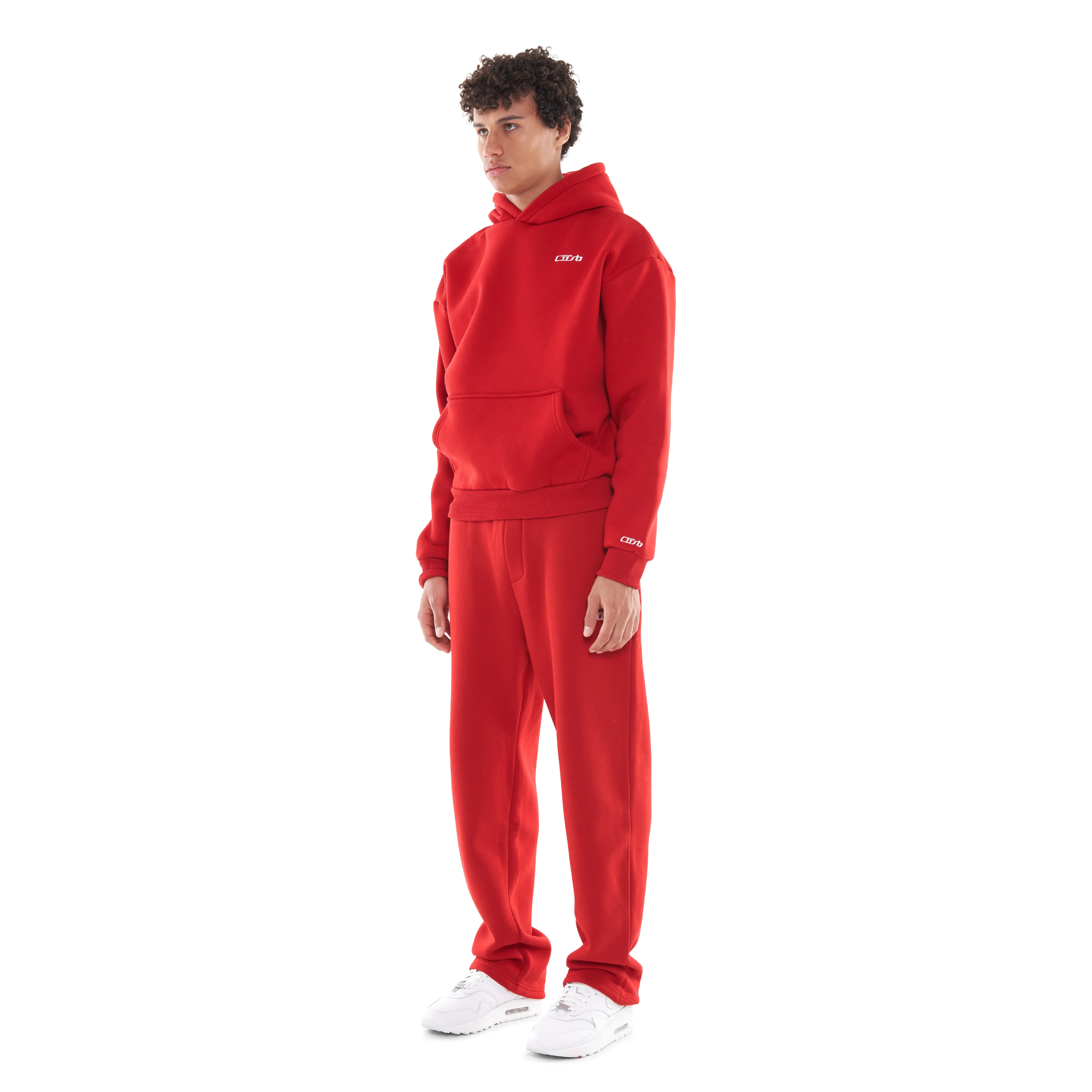 OPEN LEG JOGGER RED - Image 3