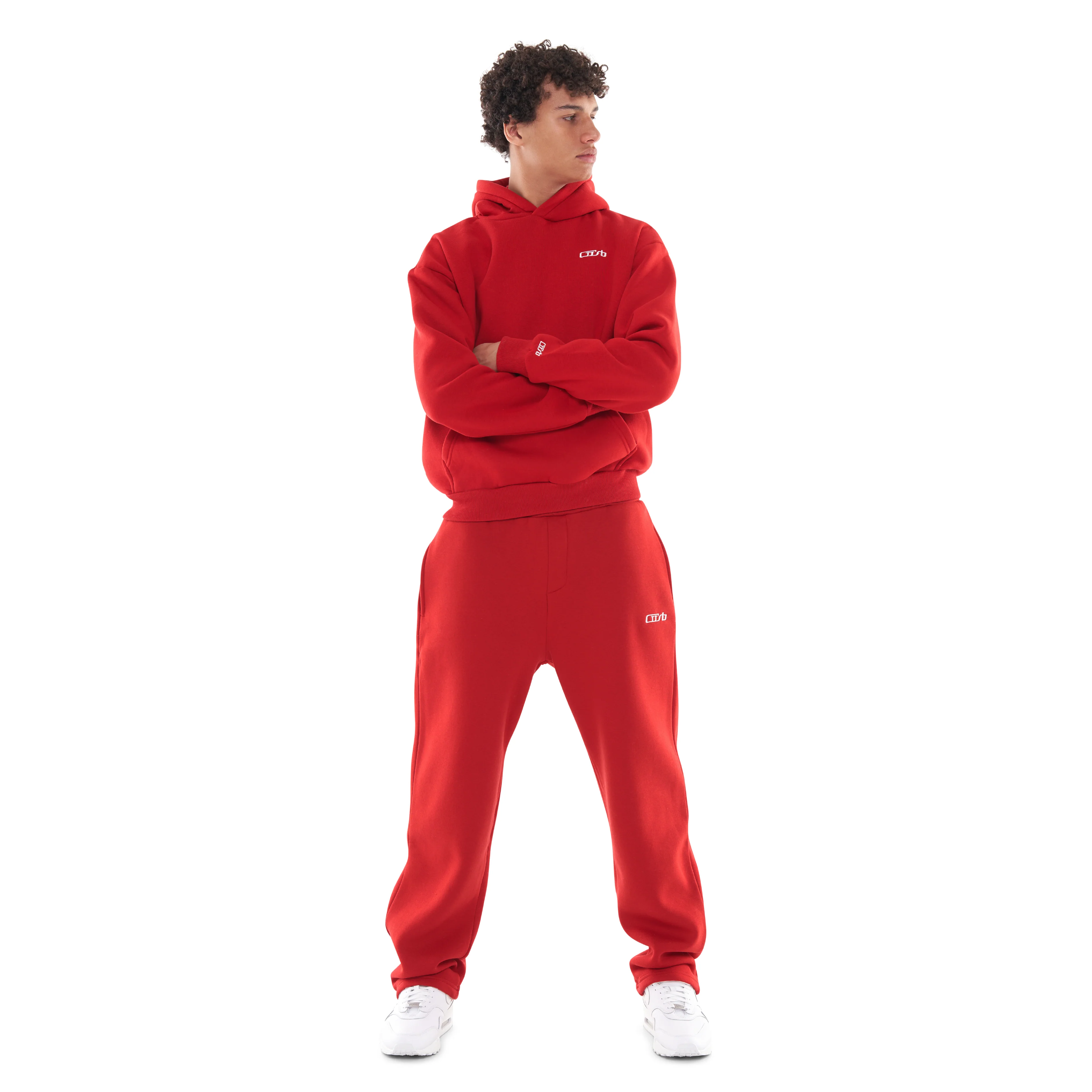 OPEN LEG JOGGER RED - Image 5
