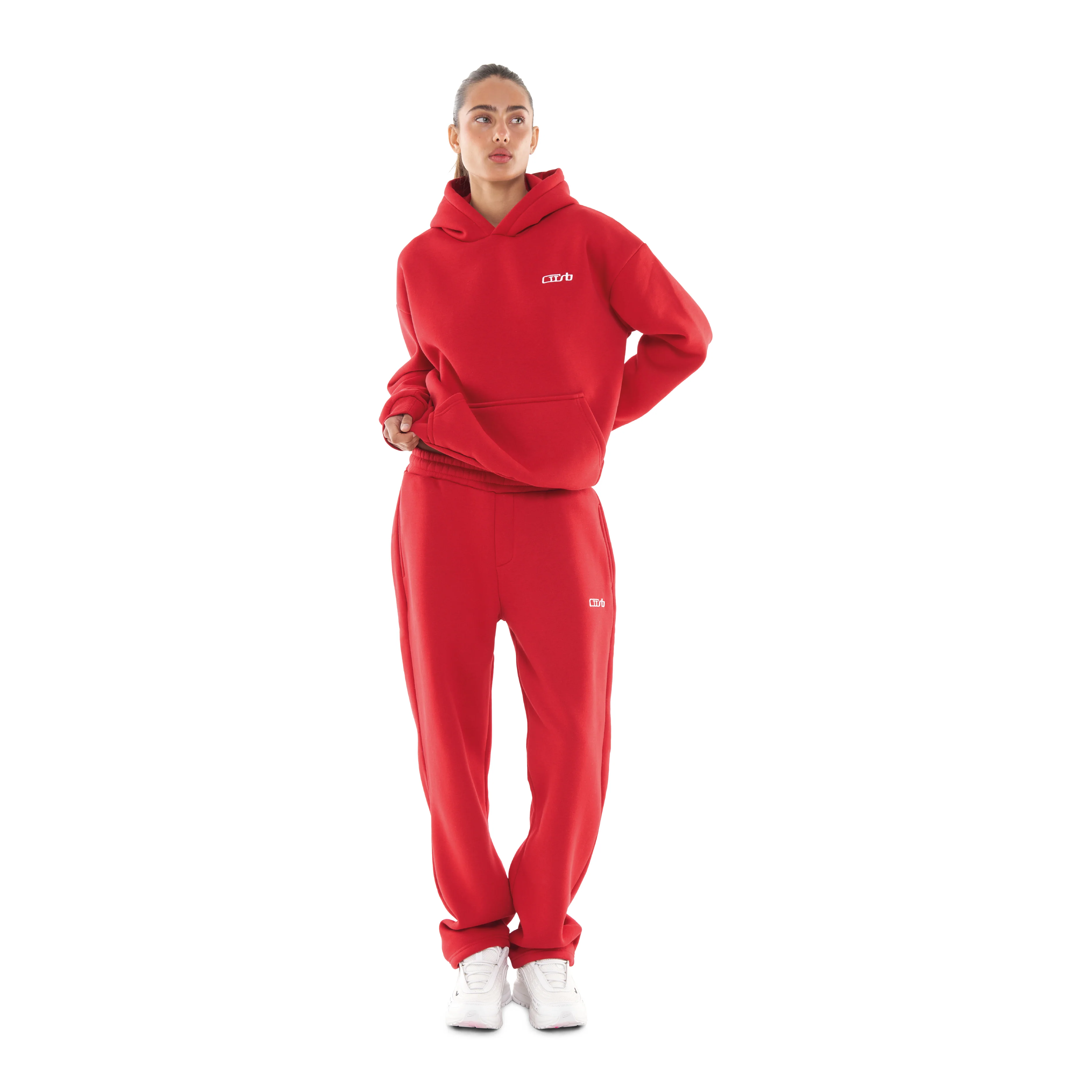 OPEN LEG JOGGER RED - Image 9
