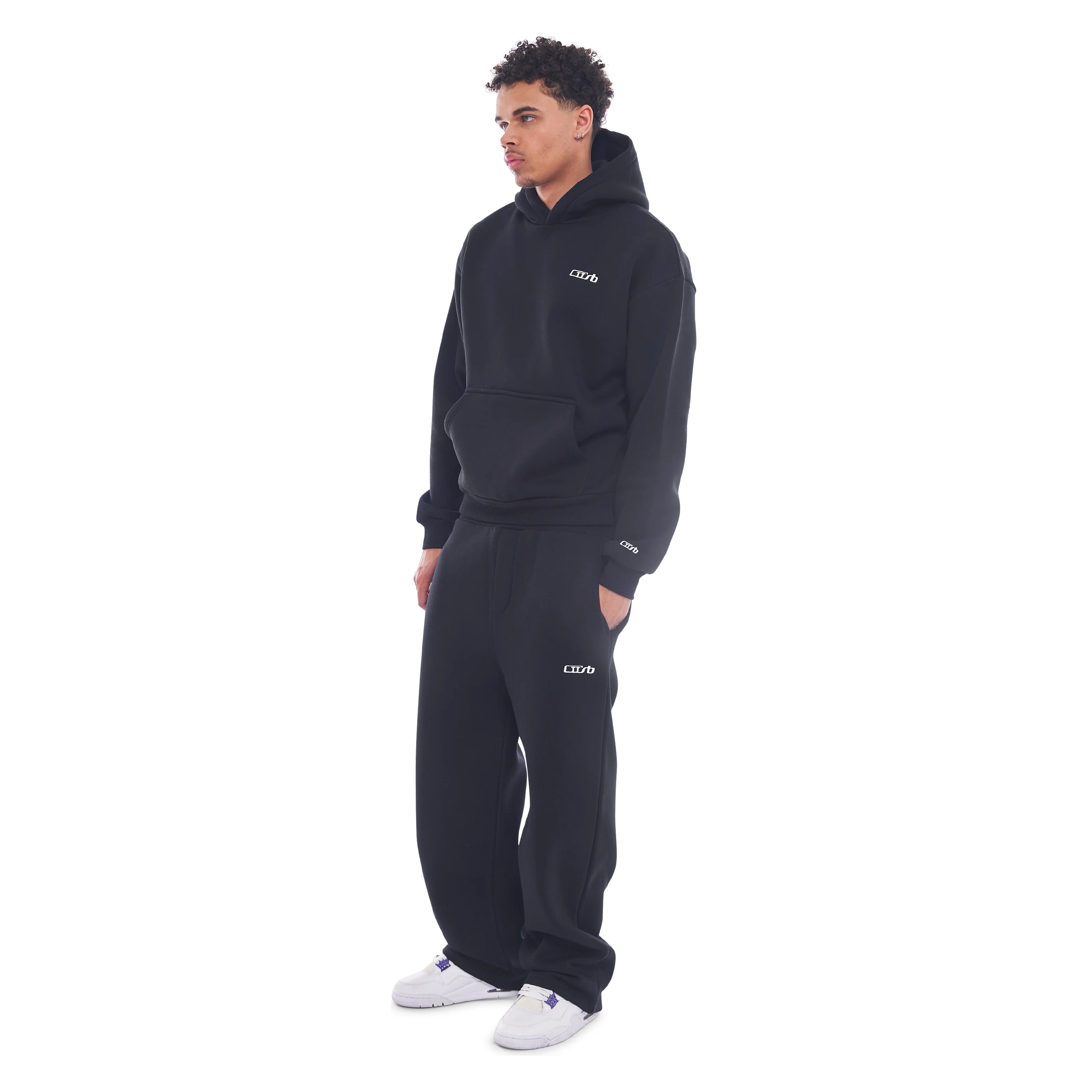 Wide Leg Jogger Black - Image 5