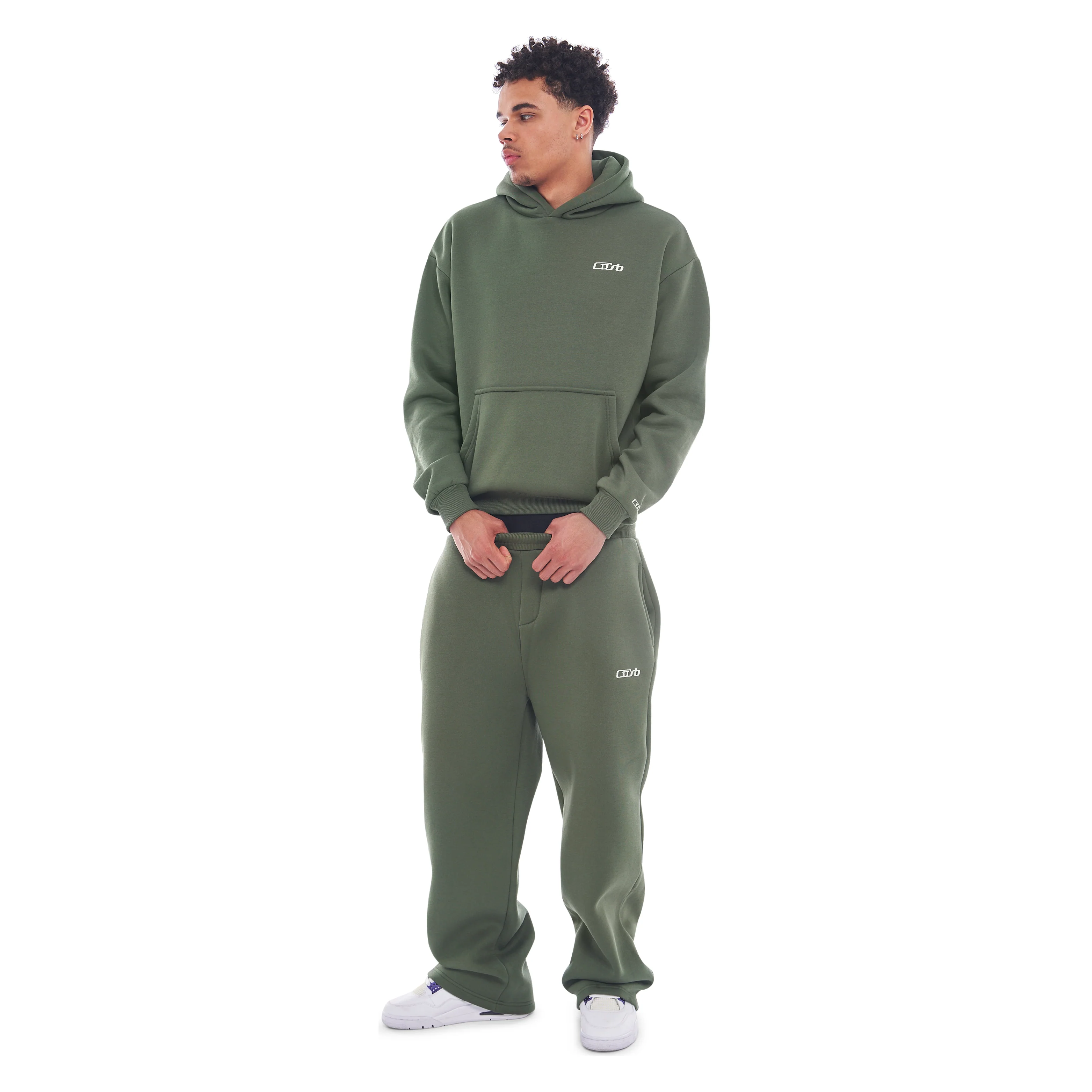 Wide Leg Jogger Bronze Green - Image 5