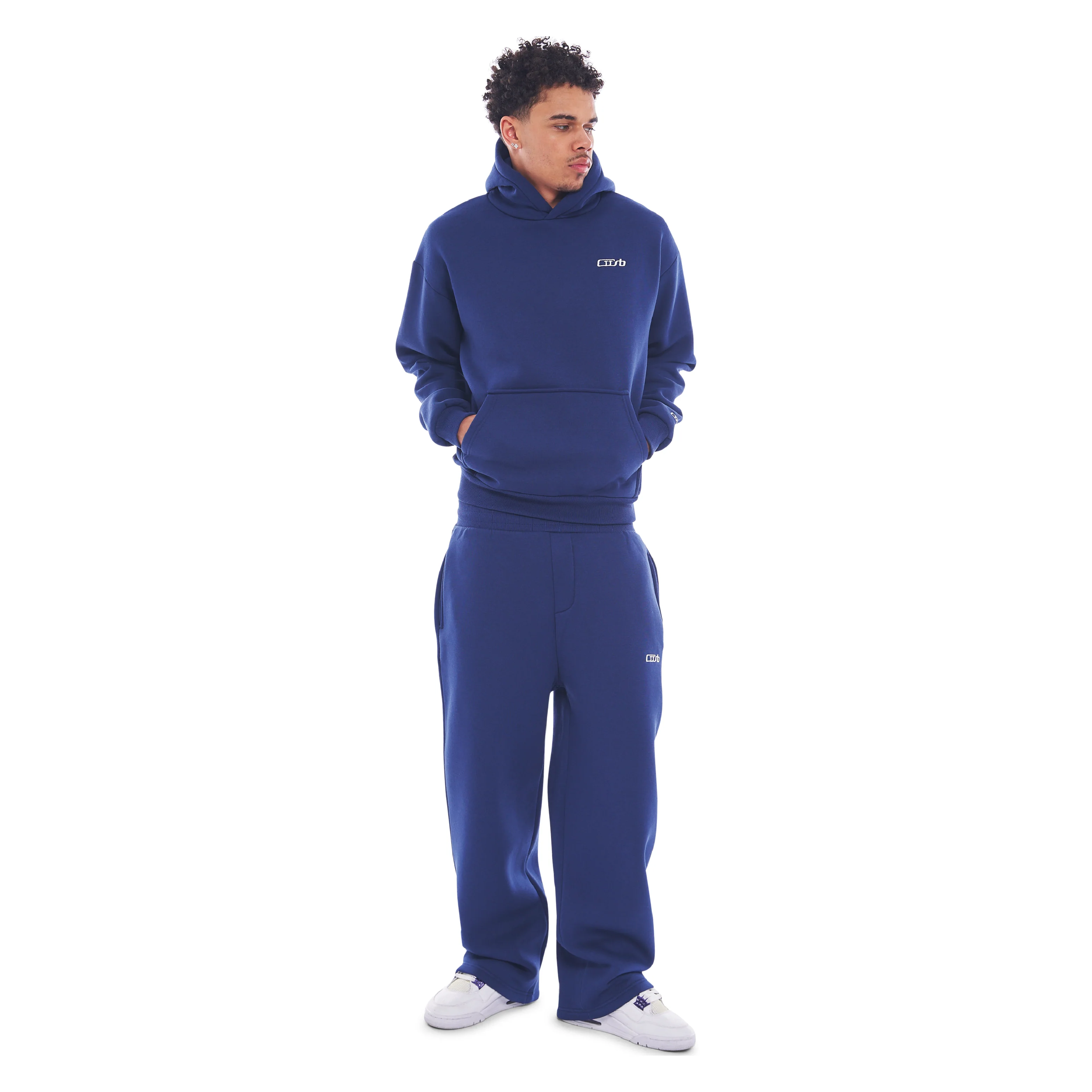 Wide Leg Jogger Navy Blue - Image 5